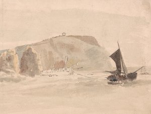 Naufrage au large des Needles, île de Wight